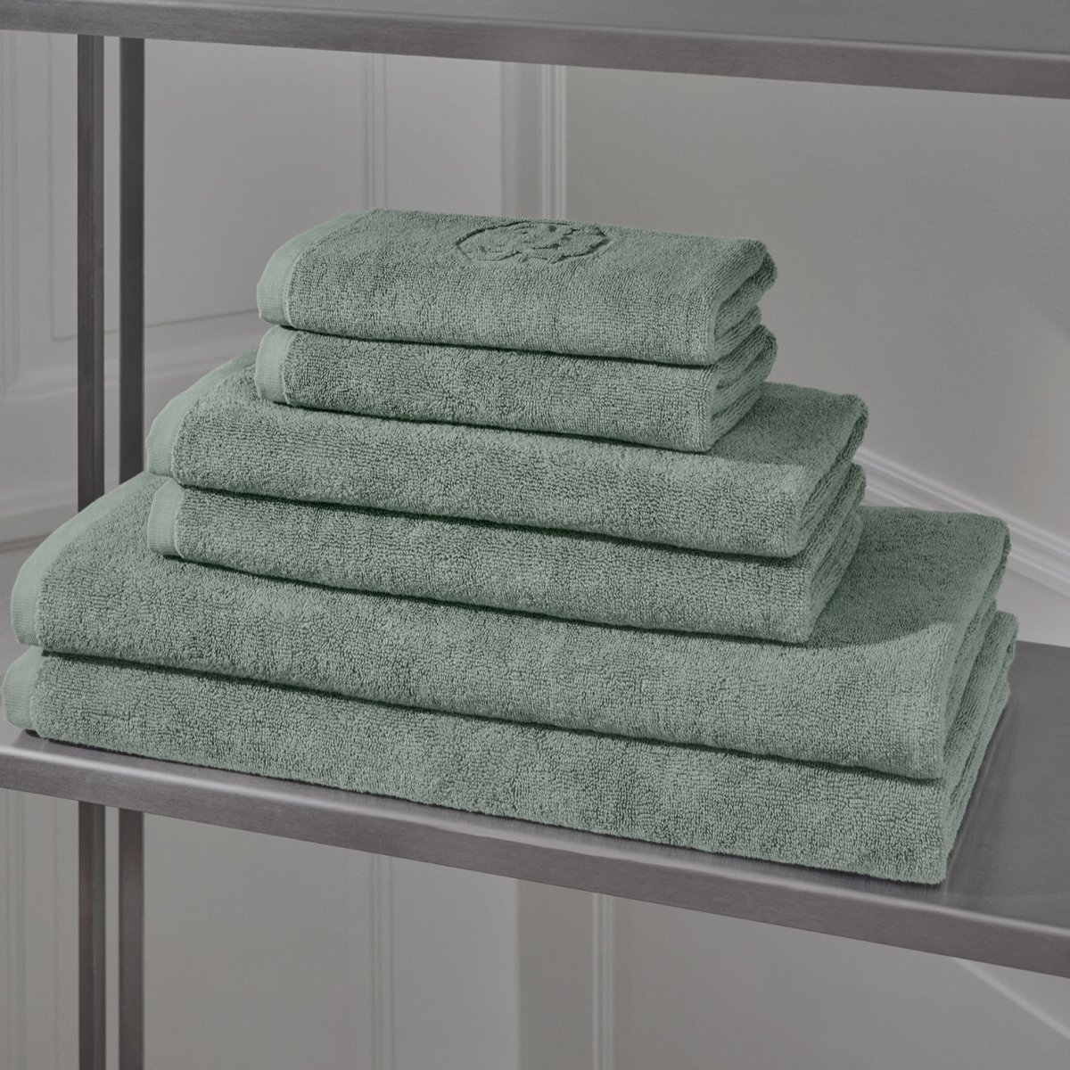 Georg Jensen Damask Håndklædepakke L, sage green