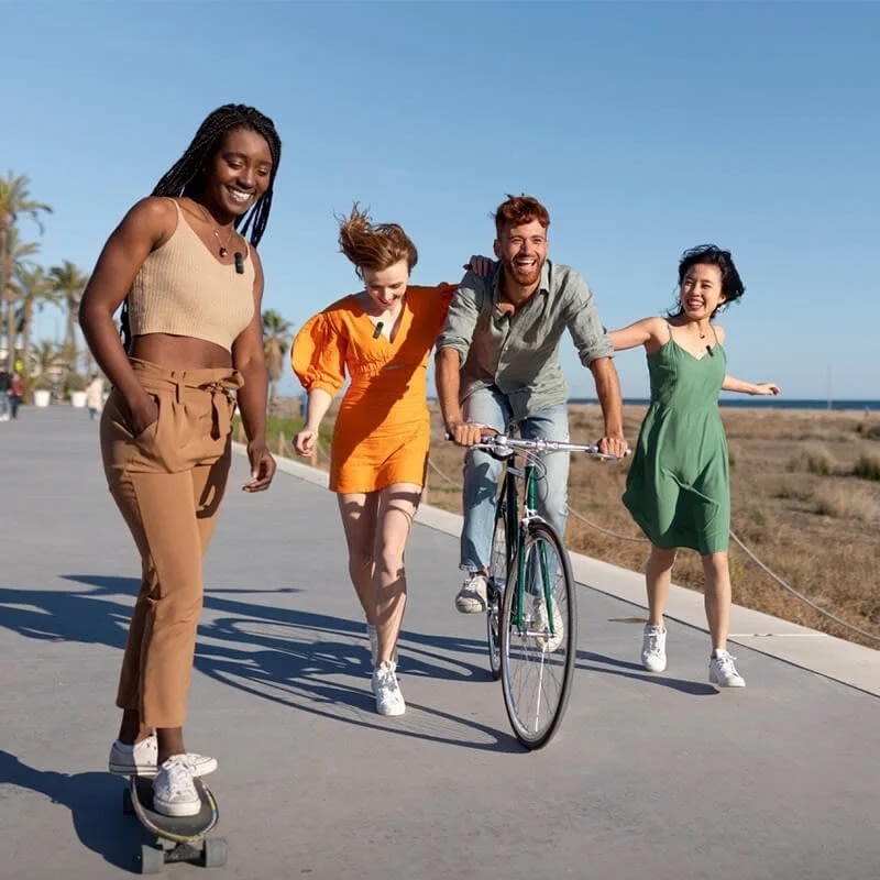 BOYA trådløse 2.4 GHz USB-C mikrofoner, 4 stk.