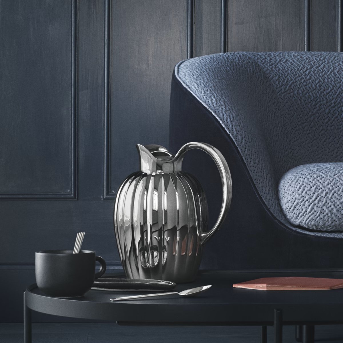 Georg Jensen Bernadotte Termokande 1L, stål