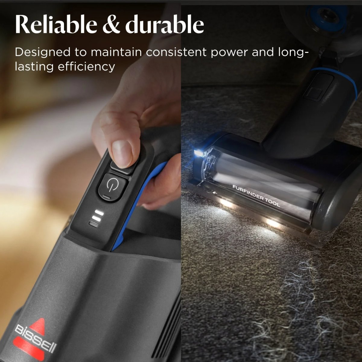 Bissell PowerClean batteri, 2000 mAH, sort