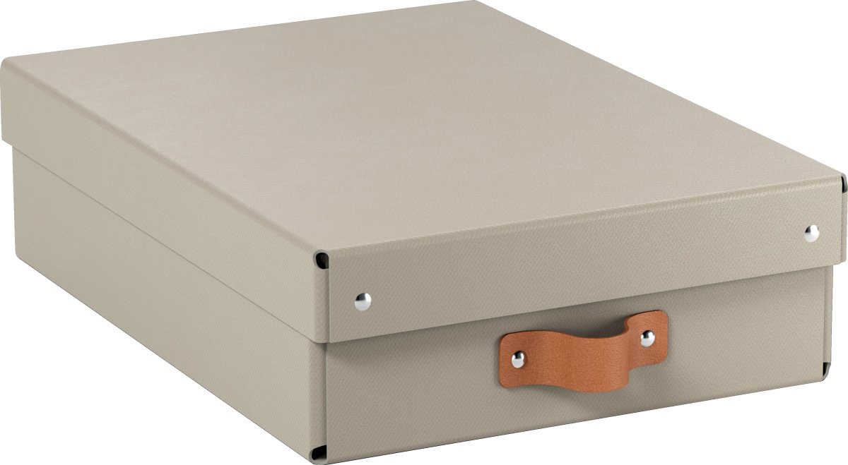 Leitz Puro Boks m. låg | M lav | Beige | 2 stk.