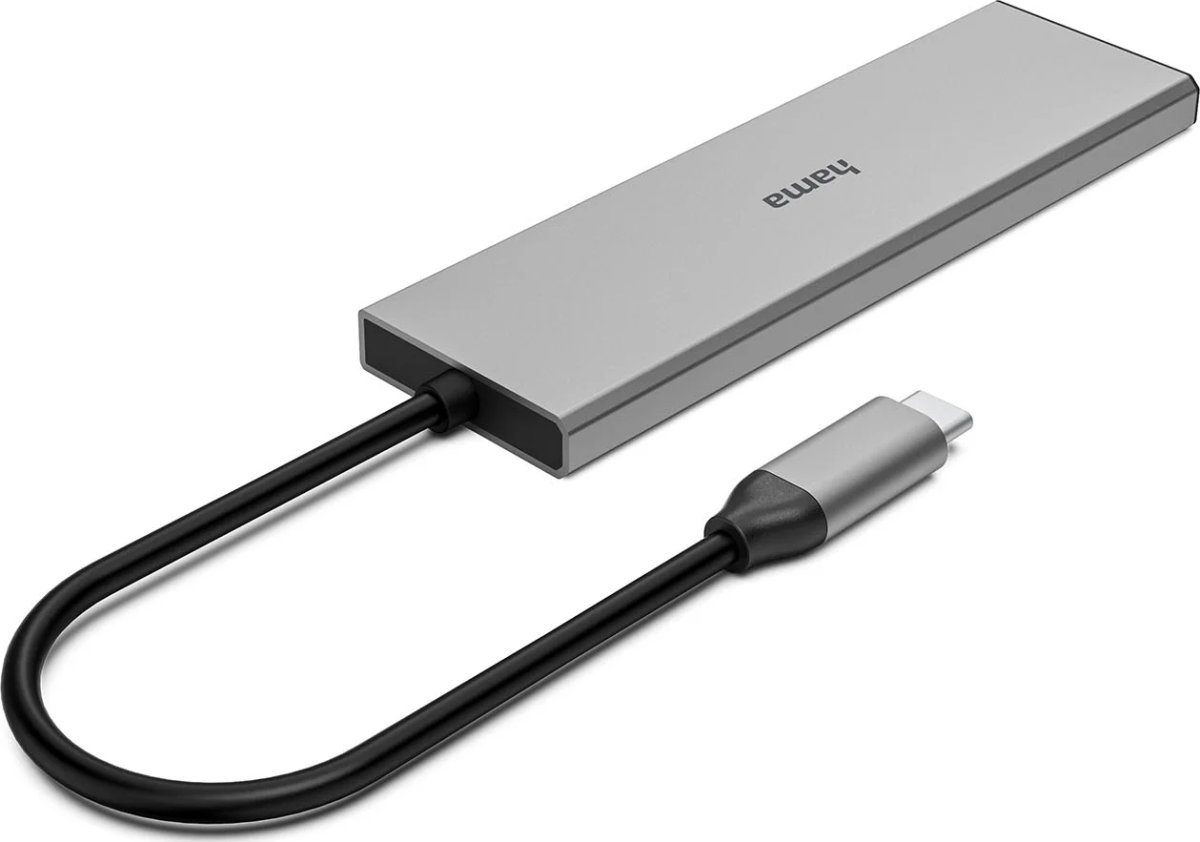 Hama USB-C Hub, USB 3.2 Gen2, 2 x USB-C, 2 x USB-A
