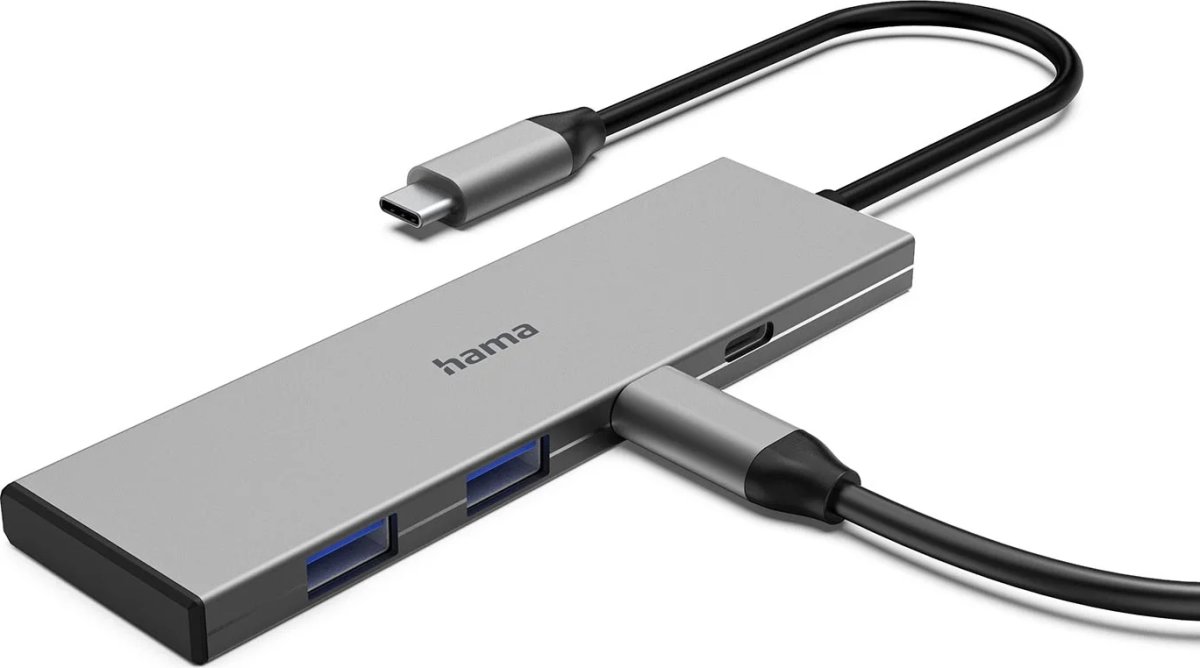 Hama USB-C Hub, USB 3.2 Gen2, 2 x USB-C, 2 x USB-A