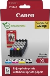 Canon blækpatroner - CLI-571XL - Sampak