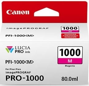 Canon Blækpatron, Magenta - PFI-1000, 80mL