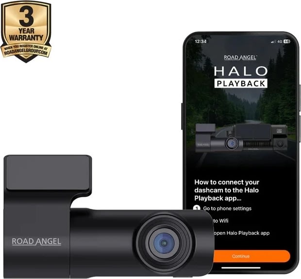 Road Angel Halo Start 2 1080p USB-C Dashcam