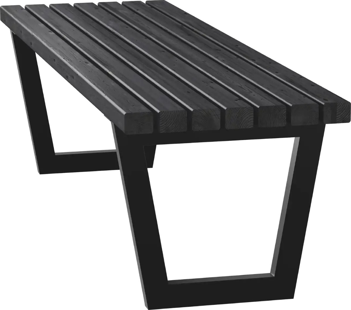 Plus Siesta Living Loungebord/bænk, 150 cm, sort