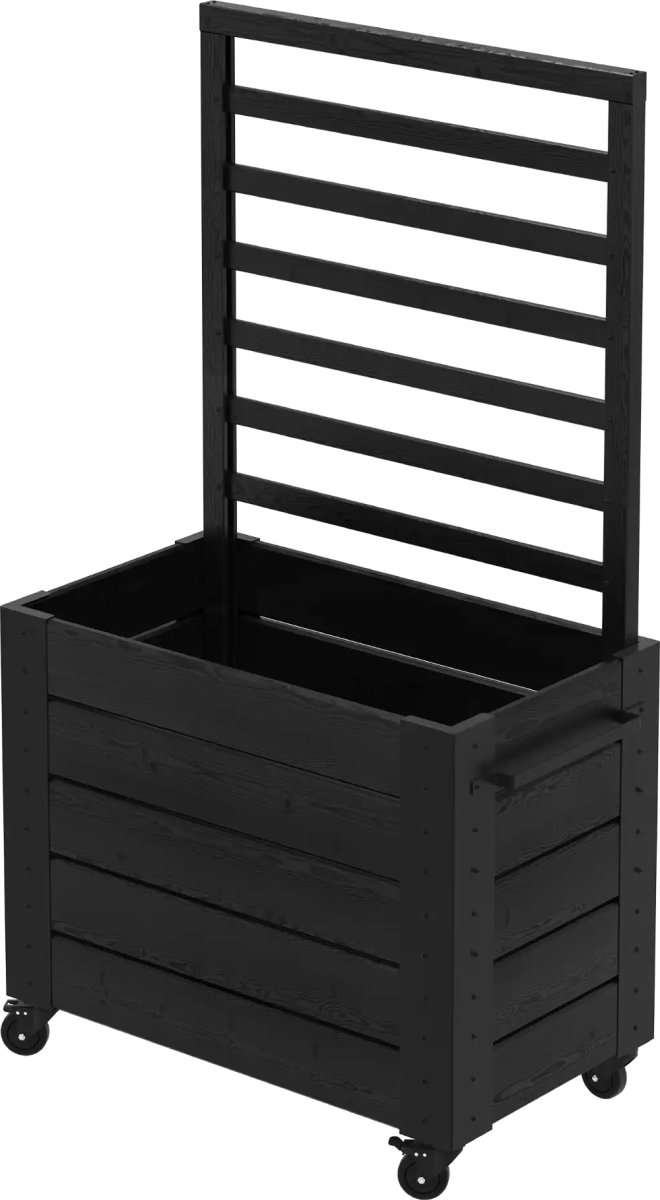 Plus Cubic Blomsterkasse m/espalier 87x50x158 sort