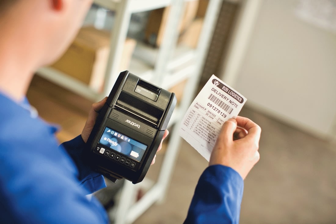 Brother direkte termisk kvitteringsrulle, 76mmx42m