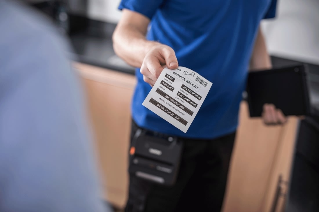 Brother termisk kvitteringsrulle, 101,6mm x 32,2m