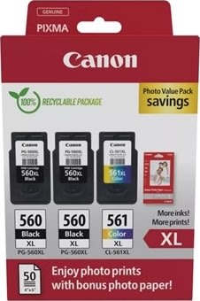 Canon Blækpatroner, Sampak - PG-560XL (2)/CL-561XL