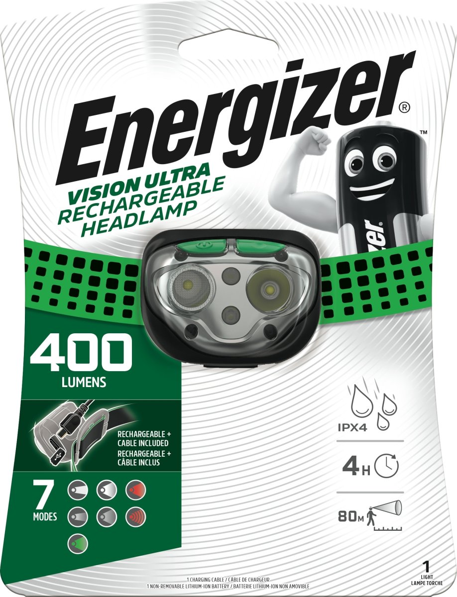Energizer genopladelig industriel pandelampe 400lm