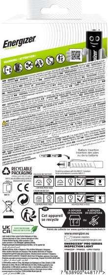 Energizer Pro-seriens inspektionslampe, 350lm