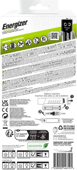 Energizer Pro-serien høj CRI-brænder, 1000lm