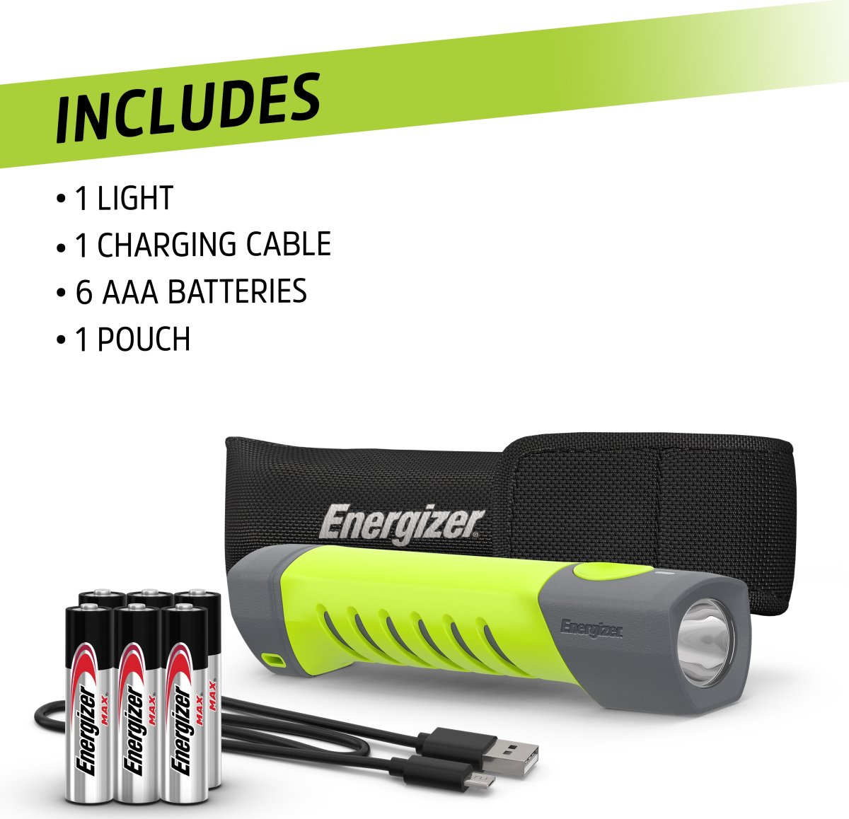 Energizer Pro-serien høj CRI-brænder, 1000lm