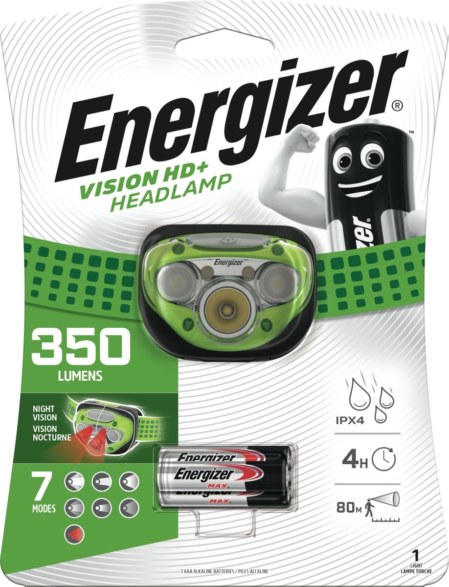 Energizer VISION HD+ 350 pandelampe, 350lm