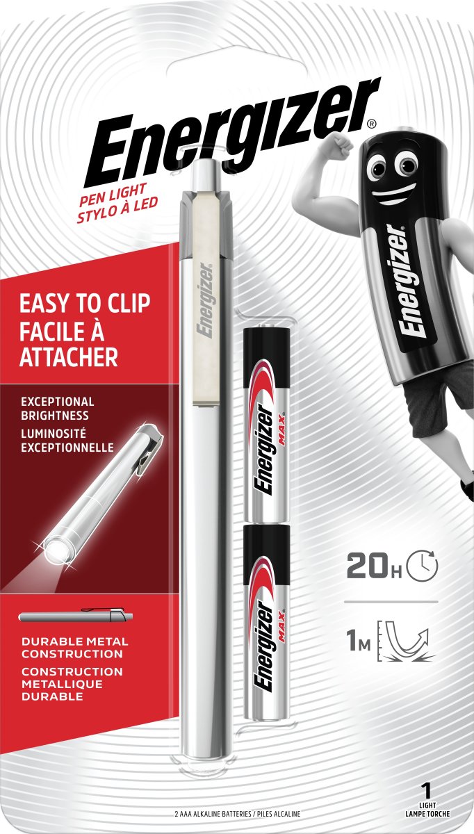 Energizer metal LED pennelygte