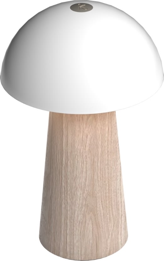 Kreafunk Bello Bærbar Lampe, lyst træ