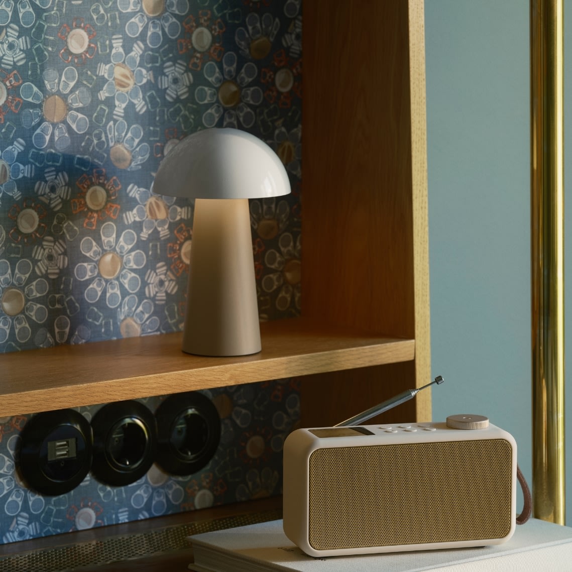 Kreafunk Bello Bærbar Lampe, ivory sand