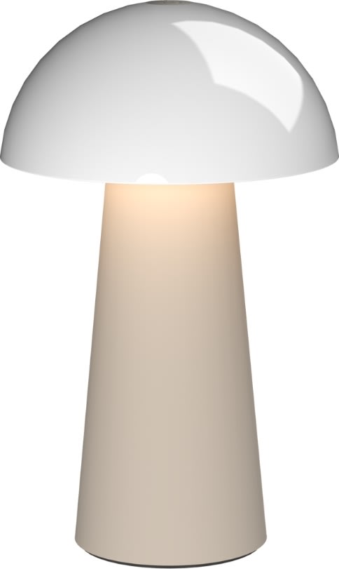 Kreafunk Bello Bærbar Lampe, ivory sand