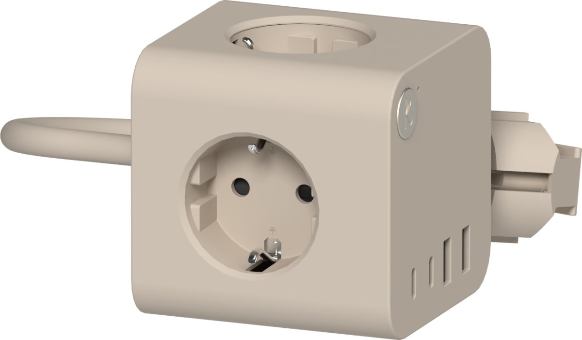 Kreafunk Ambie Wired Strømstation, ivory sand