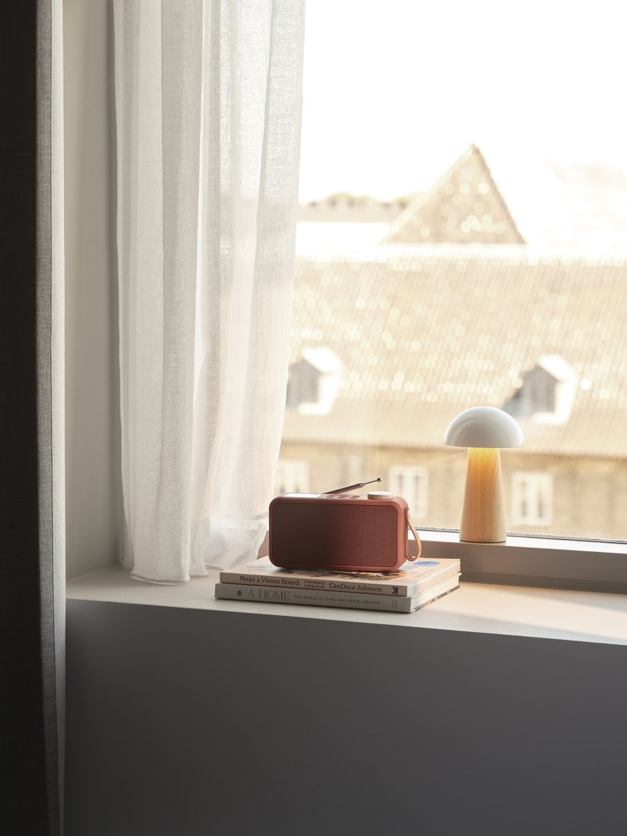 Kreafunk aTUNE 2 DAB+ & FM m/Bluetooth, rød