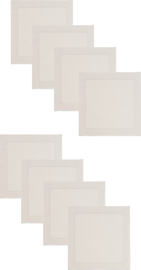 Georg Jensen Damask Picot Servietter 45x45, 8 stk.