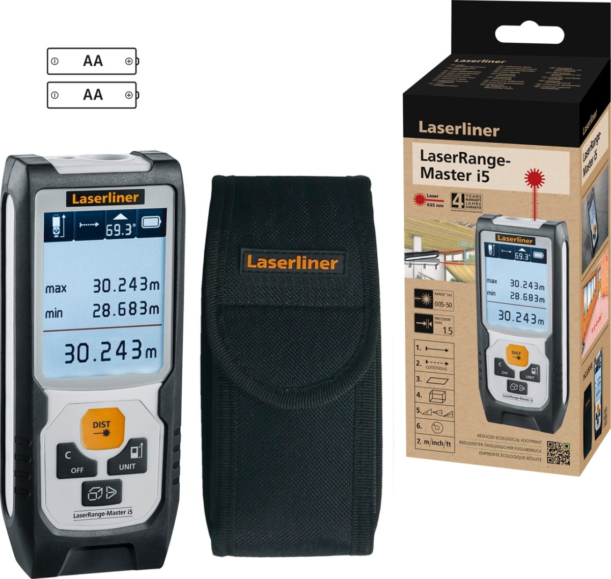 Laserliner LaserRange Master i5, afstandsmåler