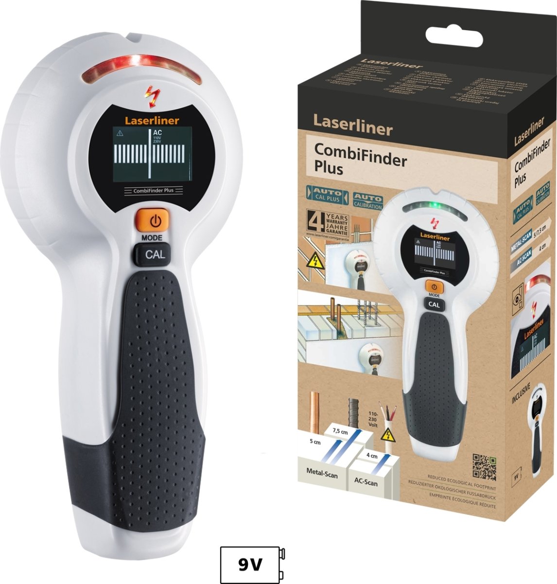 Laserliner CombiFinder Plus ledning/metal scanner