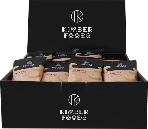 Kimber Foods Cashews Himalaya Salt,48 poser á 18 g
