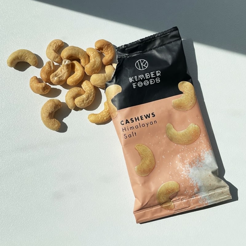 Kimber Foods Cashews Himalaya Salt,48 poser á 18 g