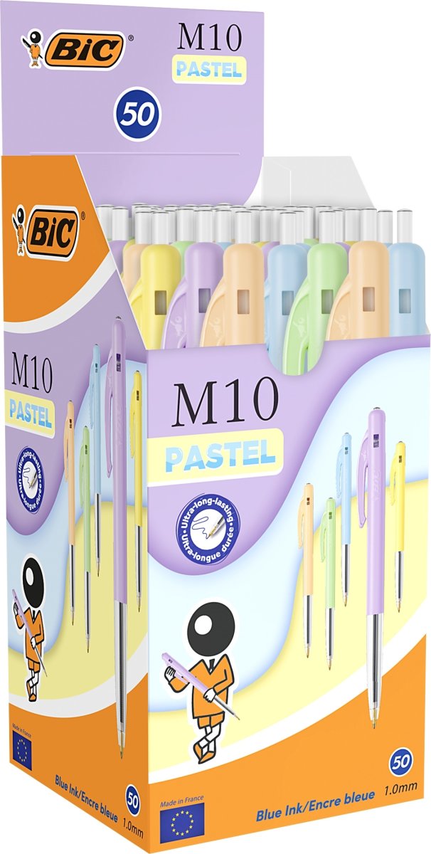BiC M10 Original Kuglepen | Pastelfarver | M | Blå