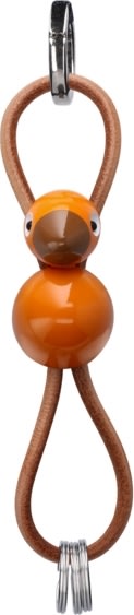 Kay Bojesen Nøglering Fugl, orange