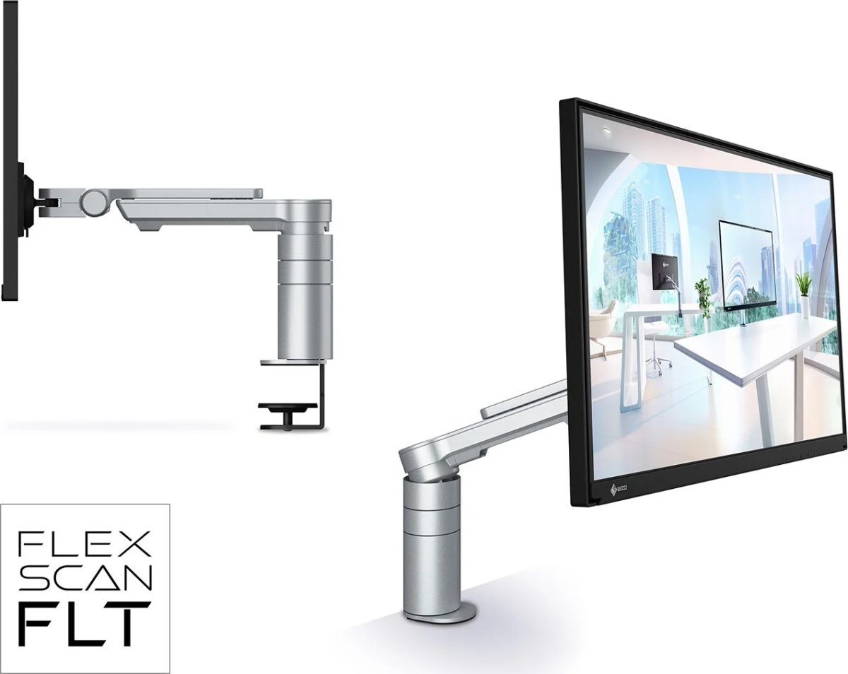 EIZO FlexScan FLT 24" skærm med monteringsarm