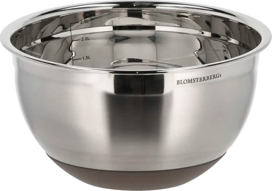 Blomsterbergs Røreskåle, 8 dele 3 + 5 liter, latte