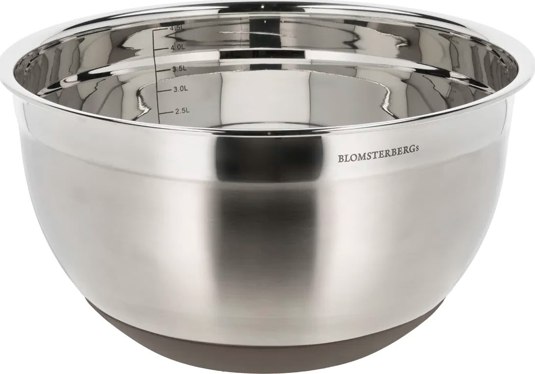 Blomsterbergs Røreskåle, 8 dele 3 + 5 liter, latte