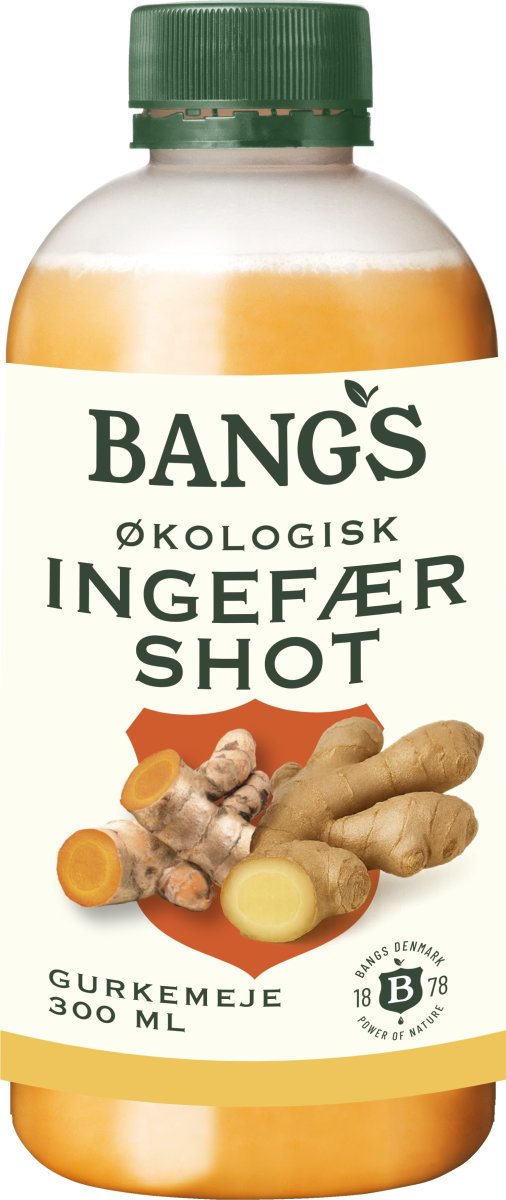 Bangs Økologisk Ingefærshot Gurkemeje, 30 cl