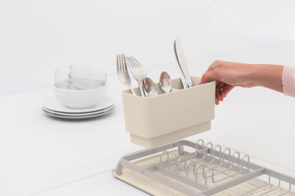 Brabantia Opvaskestativ, Kompakt, Soft Beige