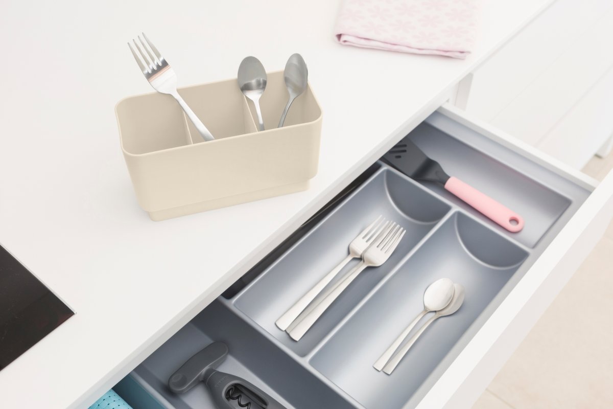 Brabantia Opvaskestativ, Kompakt, Soft Beige