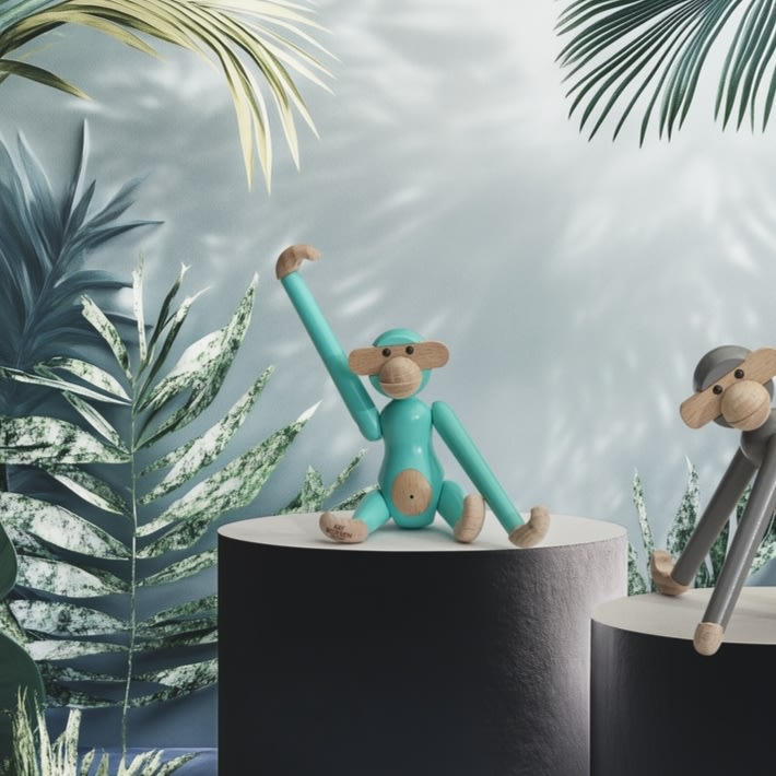 Kay Bojesen Mini-Abe, turkis