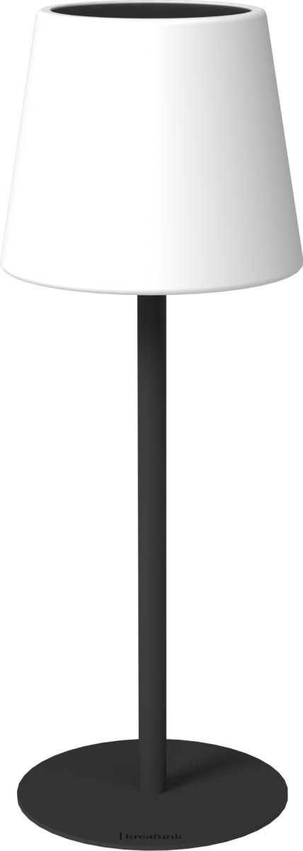 Kreafunk Arc Solcelle Bordlampe, sort