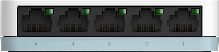 D-LINK Desktop Switch, 5-port 10/100/1000 Gigabit