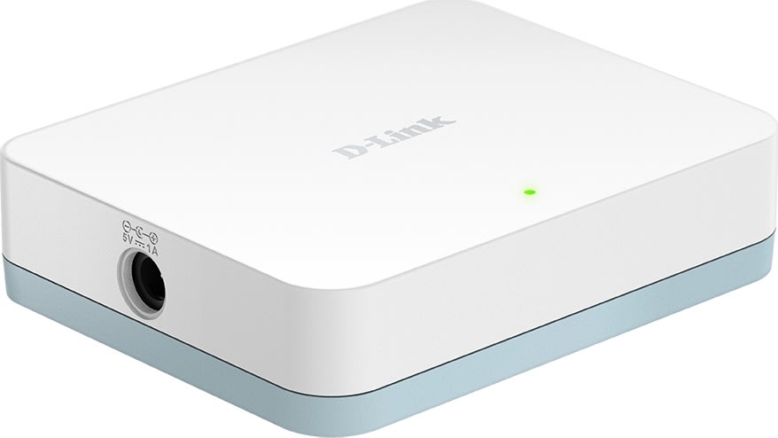 D-LINK Desktop Switch, 5-port 10/100/1000 Gigabit