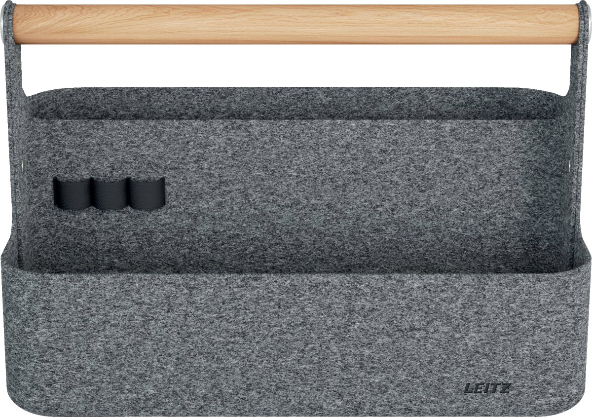 Leitz skrivebordsorganisator | Bærbar | Grå filt