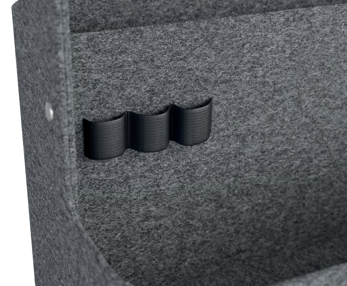 Leitz skrivebordsorganisator | Bærbar | Grå filt