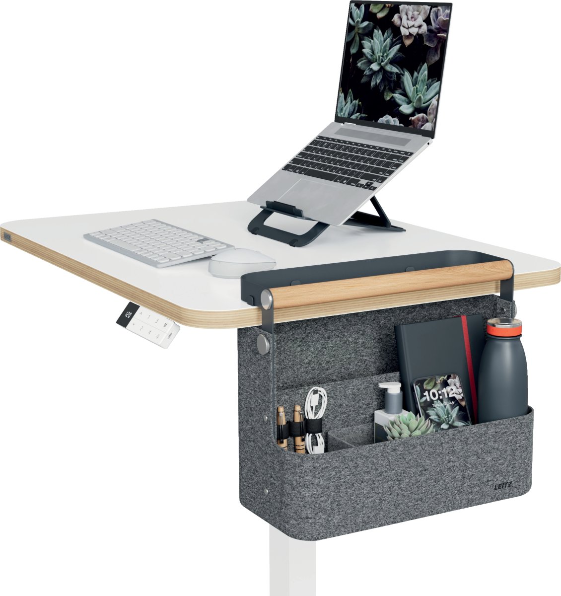 Leitz skrivebordsorganisering | Hæng. | Grå filt