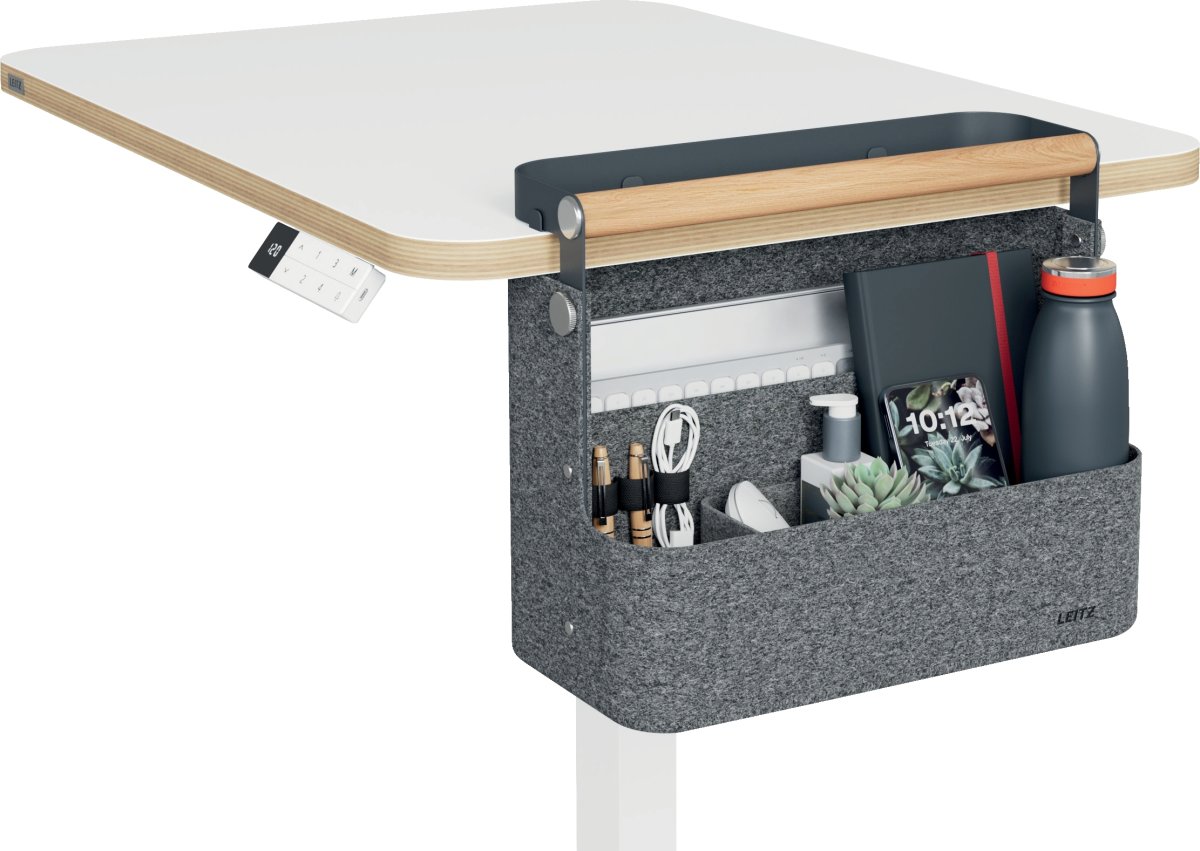 Leitz skrivebordsorganisering | Hæng. | Grå filt