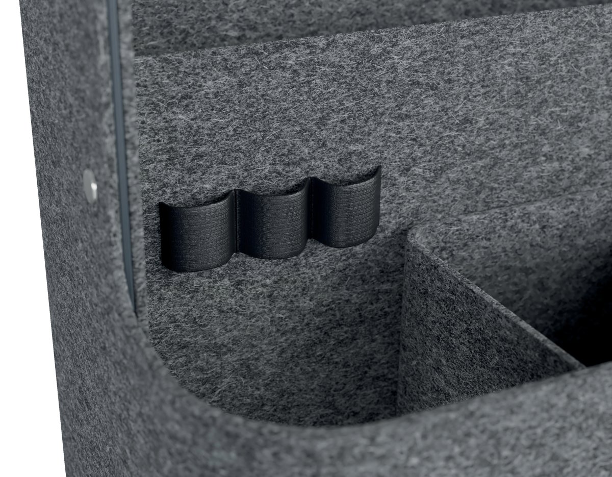 Leitz skrivebordsorganisering | Hæng. | Grå filt