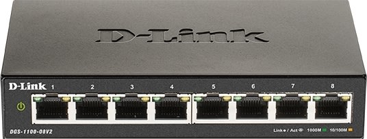 D-LINK Switch 8-Port Gigabit Smart-Styret