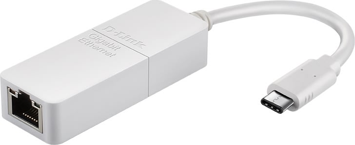 D-LINK Ethernet Adapter, USB-C to Gigabit